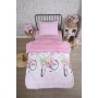 ETE HOMETEX TEK KİŞİLİK LÜX WELSOFT YORGAN BİSİKLET PEMBE 155X215CM 8696474231865